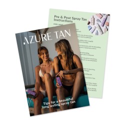 Spray Tan Instructions 100pcs